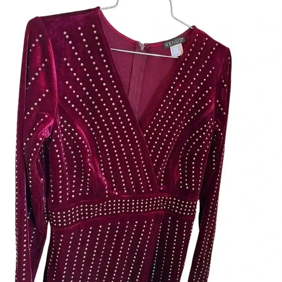 BRAND NEW - Velvet and sequin NEW YEARS party dress -Sz M - Picture 5 of 8